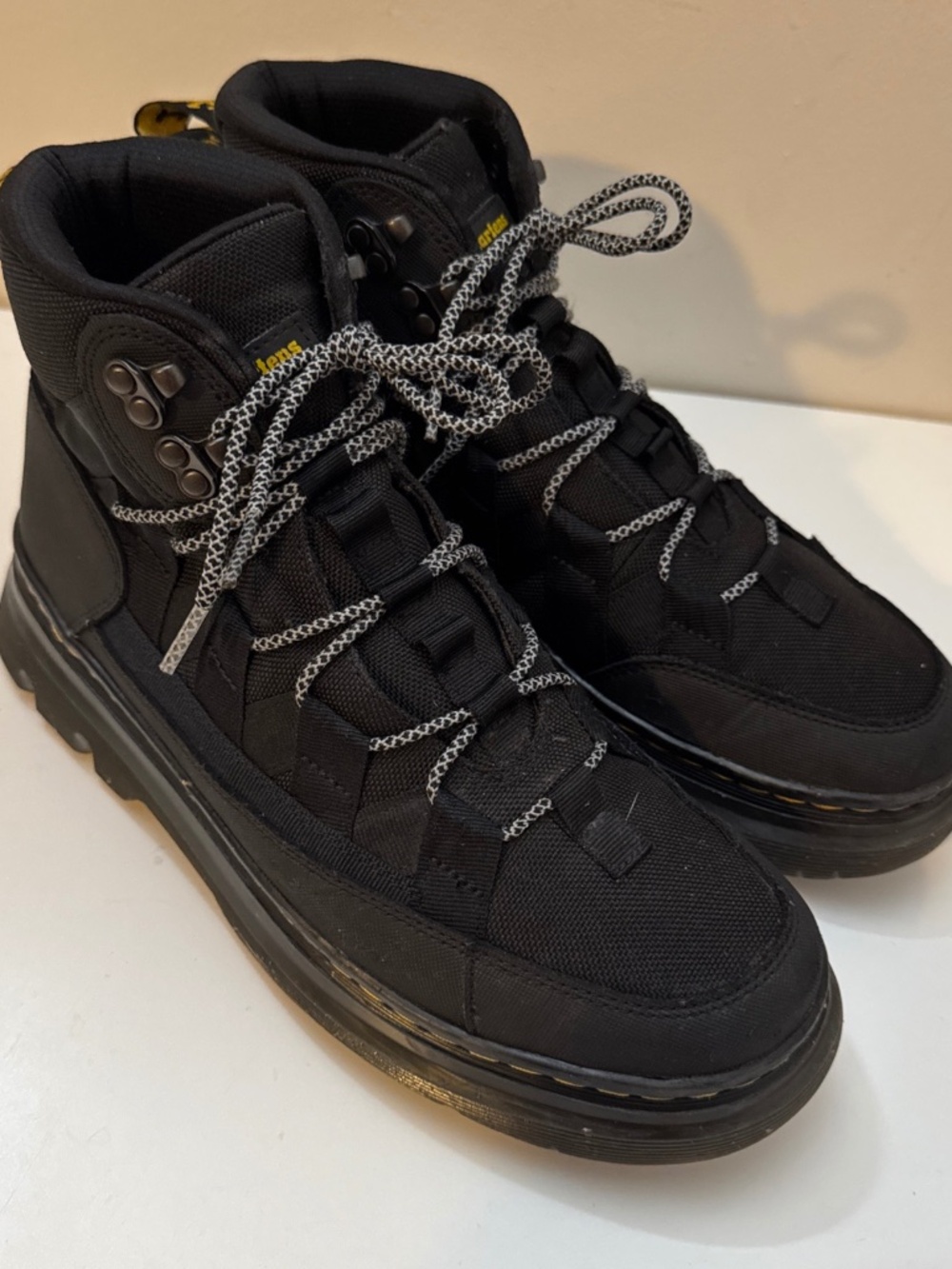 Doc Martens Boury Black on Black Lace Up Chukka Boots Men's Size 10 WMNS 11
